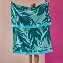 KAAT Amsterdam KAAT Strandlaken Bermuda - Blauwgroen 100x180 cm