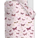 Beddinghouse Beddinghouse x Hanneke de Jager Dekbedovertrek Butterfly Away - Roze 140x200 cm