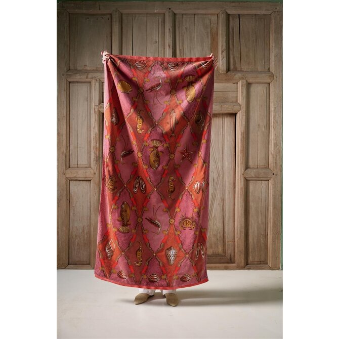Pip Studio Little Sea Beachtowel - Roze 100x180 cm Pip Studio Little Sea Beachtowel - Roze 100x180 cm