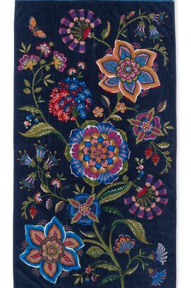 Pip Studio Viva la Vida Beachtowel - Donker Blauw 100x180 cm
