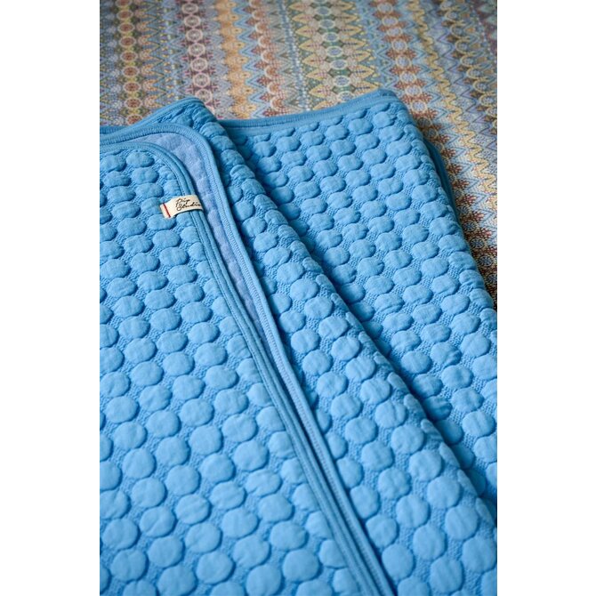 Pip Studio Fill in the dots Throw - Blauw 260x260 cm