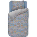 Pip Studio Pip Studio Dekbedovertrek Jabali Flower - Blauw 200x200/220 cm