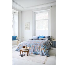 Pip Studio Dekbedovertrek Jabali Flower - Blauw 240x200/220 cm