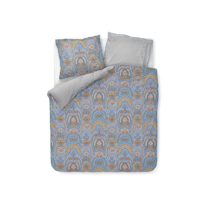 Pip Studio Dekbedovertrek Jabali Flower - Blauw 140x200/220 cm Pip Studio Dekbedovertrek Jabali Flower - Blauw 140x200/220 cm