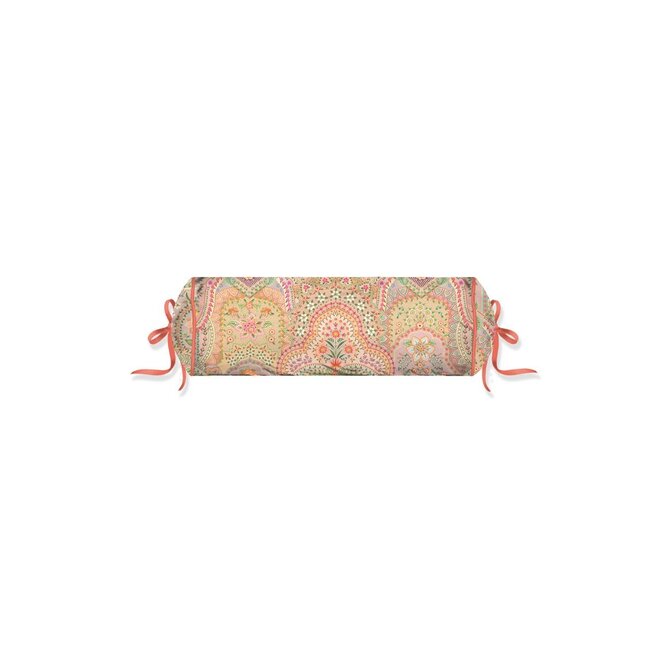 Pip Studio Jabali Flower Roll Cushion - Koraalrood 22x70 cm
