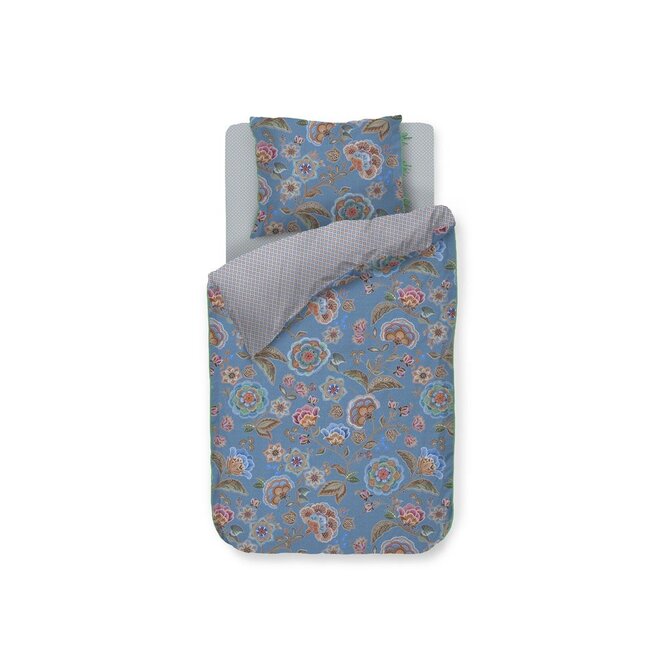 Pip Studio Dekbedovertrek Matata - Blauw 140x200/220 cm Pip Studio Dekbedovertrek Matata - Blauw 140x200/220 cm