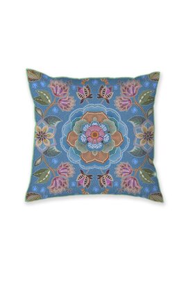 Pip Studio Matata Square Cushion - Blauw 53x53 cm