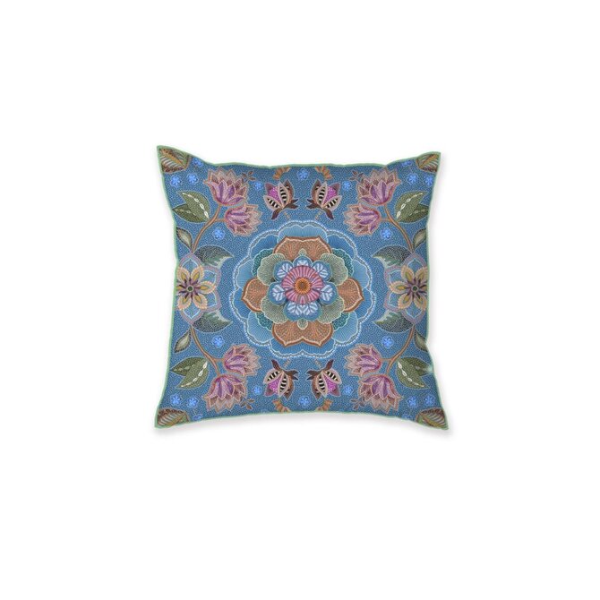 Pip Studio Matata Square Cushion - Blauw 53x53 cm