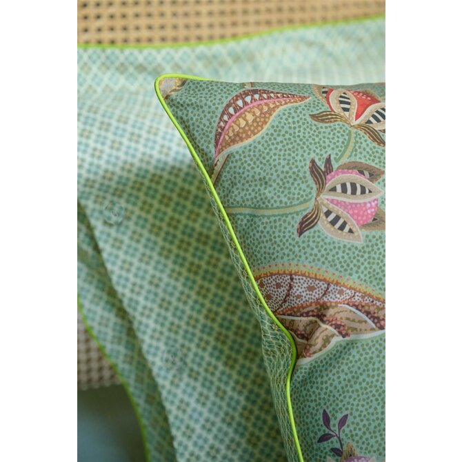 Pip Studio Matata Square Cushion - Groen 53x53 cm Pip Studio Matata Square Cushion - Groen 53x53 cm