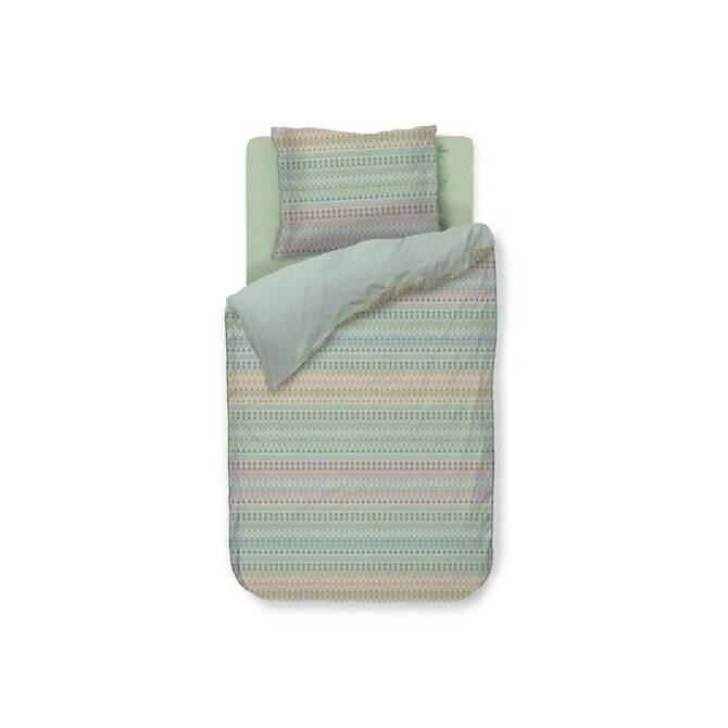 Pip Studio Dekbedovertrek Ashanti - Groen 200x200/220 cm Pip Studio Dekbedovertrek Ashanti - Groen 200x200/220 cm