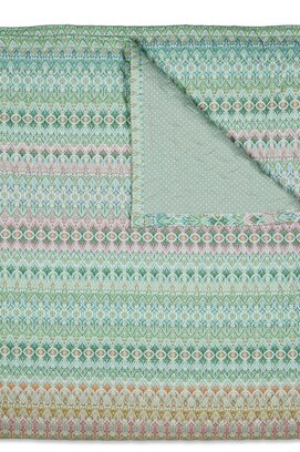 Pip Studio Ashanti Quilt - Groen 180x260 cm