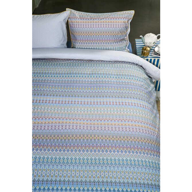 Pip Studio Dekbedovertrek Ashanti - Blauw 240x200/220 cm Pip Studio Dekbedovertrek Ashanti - Blauw 240x200/220 cm