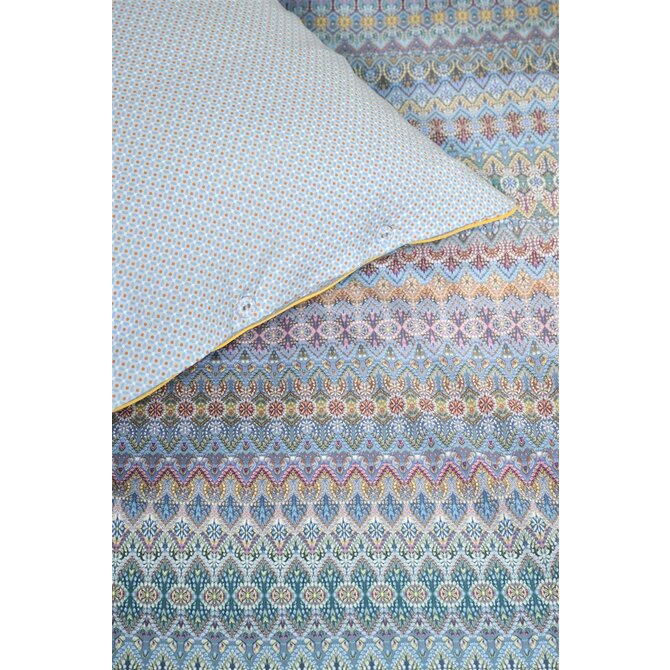 Pip Studio Dekbedovertrek Ashanti - Blauw 240x200/220 cm Pip Studio Dekbedovertrek Ashanti - Blauw 240x200/220 cm