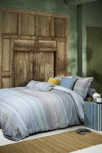 Pip Studio Pip Studio Dekbedovertrek Ashanti - Blauw 260x200/220 cm