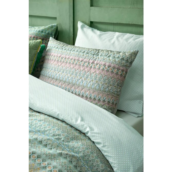 Pip Studio Ashanti Quilted Cushion - Groen 45x70 cm Pip Studio Ashanti Quilted Cushion - Groen 45x70 cm