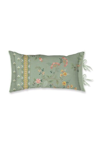 Pip Studio Pip Studio Kili Flower Cushion - Groen 35x60 cm