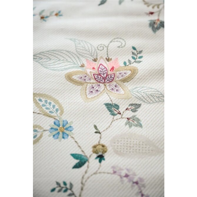 Pip Studio Dekbedovertrek Kili Flower - Wit 200x200/220 cm Pip Studio Dekbedovertrek Kili Flower - Wit 200x200/220 cm