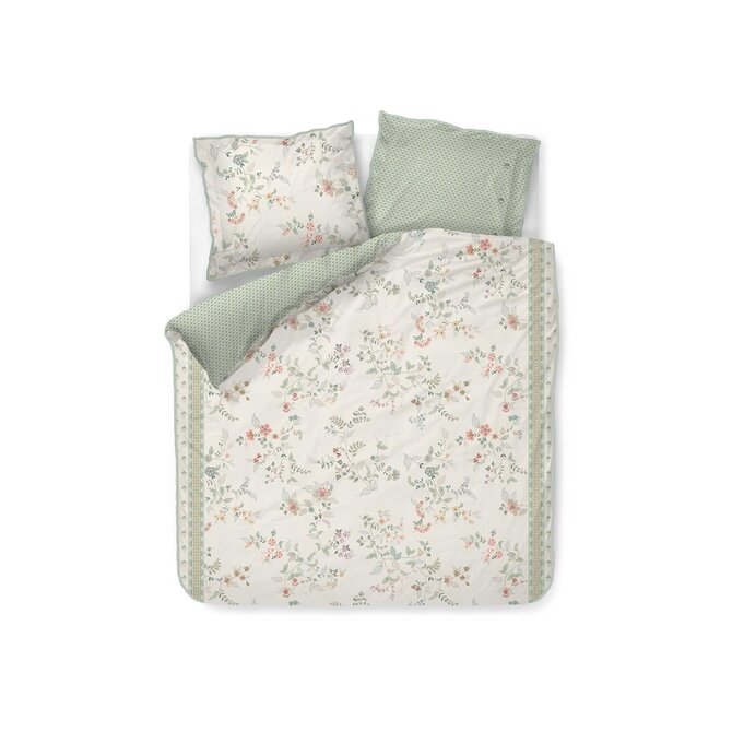 Pip Studio Dekbedovertrek Kili Flower - Wit 140x200/220 cm Pip Studio Dekbedovertrek Kili Flower - Wit 140x200/220 cm