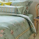 Pip Studio Pip Studio Dekbedovertrek Kili Flower - Groen 240x200/220 cm