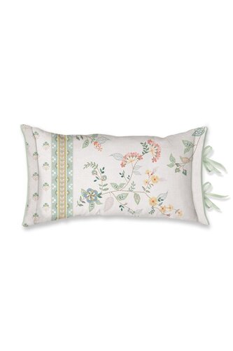 Pip Studio Pip Studio Kili Flower Cushion - Wit 35x60 cm