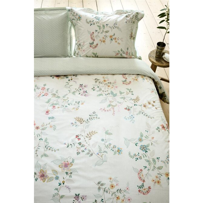 Pip Studio Kussensloop Kili Flower - Wit 60x70 cm