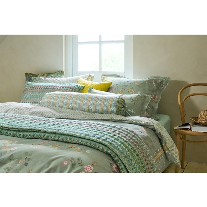 Pip Studio Kussensloop Kili Flower - Groen 60x70 cm