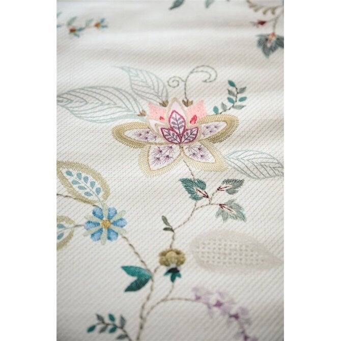 Pip Studio Dekbedovertrek Kili Flower - Wit 260x200/220 cm