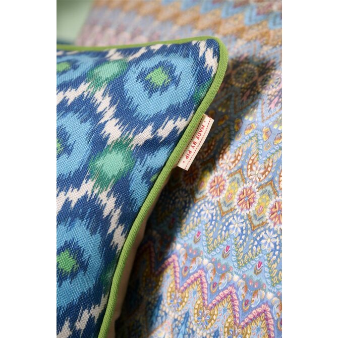Pip Studio Zazu Cushion - Blauw 53x53 cm Pip Studio Zazu Cushion - Blauw 53x53 cm