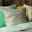Pip Studio Pip Studio Kikoy Square Cushion - Groen 53x53 cm