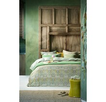 Pip Studio Dekbedovertrek Kikoy - Groen 260x200/220 cm