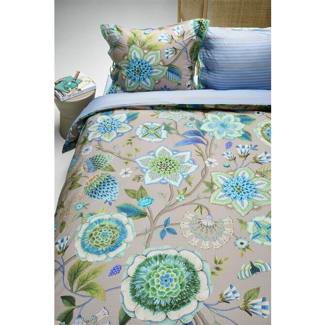 Pip Studio Dekbedovertrek Viva La Vida - Blauw 140x200/220 cm Pip Studio Dekbedovertrek Viva La Vida - Blauw 140x200/220 cm
