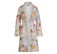 Vandyck Badjas FLEUR cream tan Large