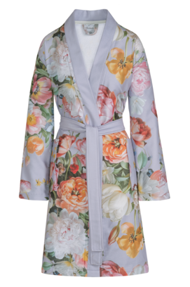 Vandyck Badjas FLEUR lavender blue Large