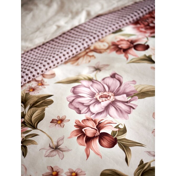 Vandyck Dekbedovertrek HARMONY cream tan 1-persoons (140x200/220 )