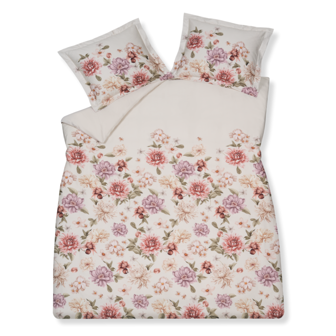 Vandyck Dekbedovertrek HARMONY cream tan Lits-jumeaux (240x200/220 )
