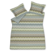 Vandyck Dekbedovertrek WAVY WONDER thyme 2-persoons (200x200/220 )