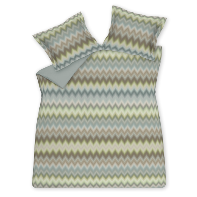 Vandyck Dekbedovertrek WAVY WONDER thyme Lits-jumeaux XL (260x240 )