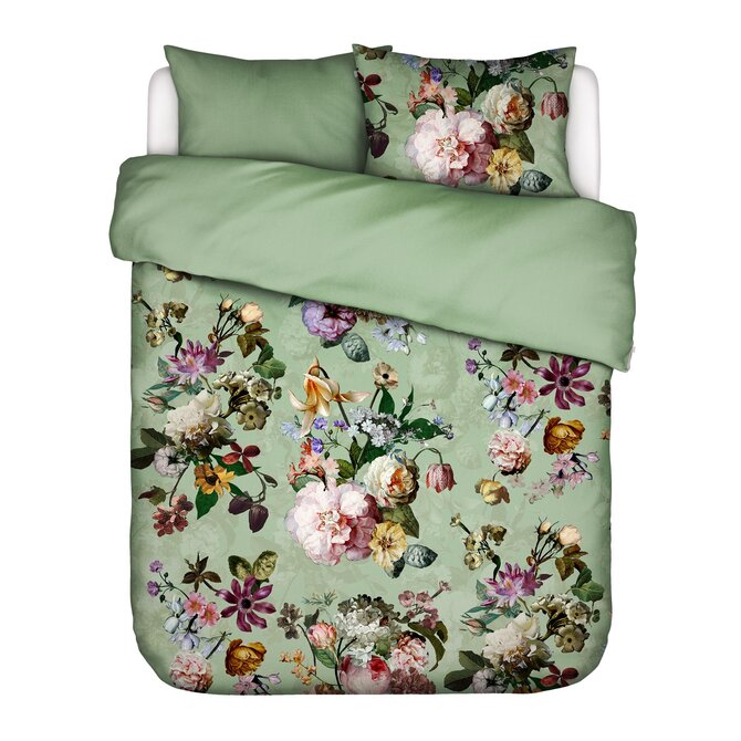 Essenza Fleur Dekbedovertrek 240x200/220 Quiet green Essenza Fleur Dekbedovertrek 240x200/220 Quiet green