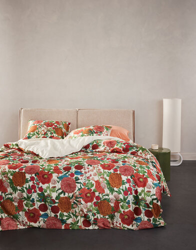 Essenza Essenza Florentien Dekbedovertrek 240x200/220 Lobster pink afbeelding