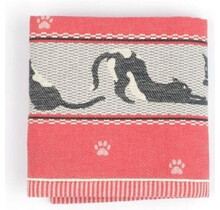 Bunzlau Castle theedoek Cats red