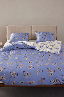 Essenza Fiora Dekbedovertrek 200x200/220 Lavender blue