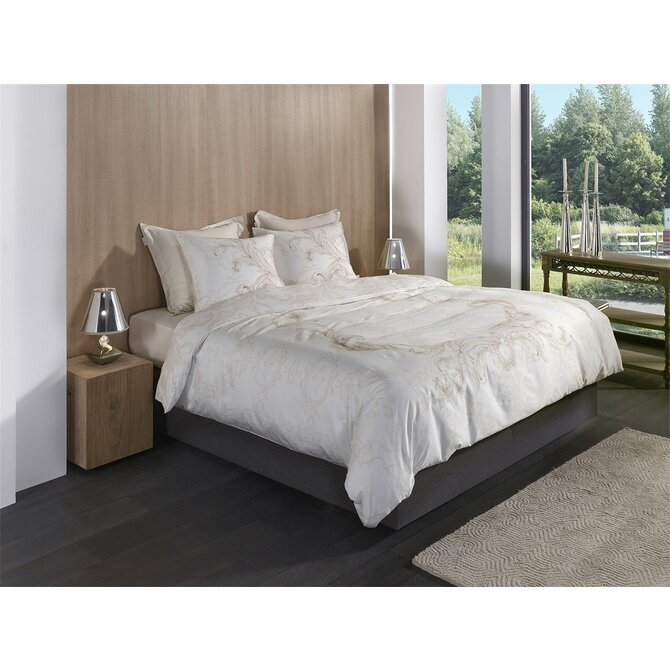 Heckettlane Lauren Dekbedovertrek 240x200/220 Off-White Heckettlane Lauren Dekbedovertrek 240x200/220 Off-White