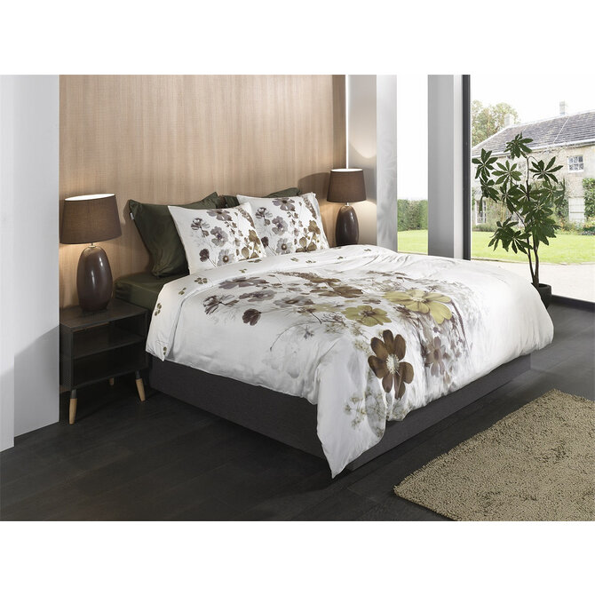 Heckettlane Liepa Dekbedovertrek 200x200/220 White Heckettlane Liepa Dekbedovertrek 200x200/220 White