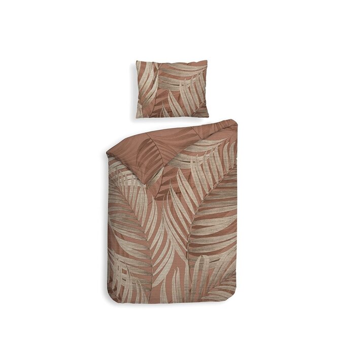 Heckettlane Selin Dekbedovertrek 140x200/220 Terra Heckettlane Selin Dekbedovertrek 140x200/220 Terra