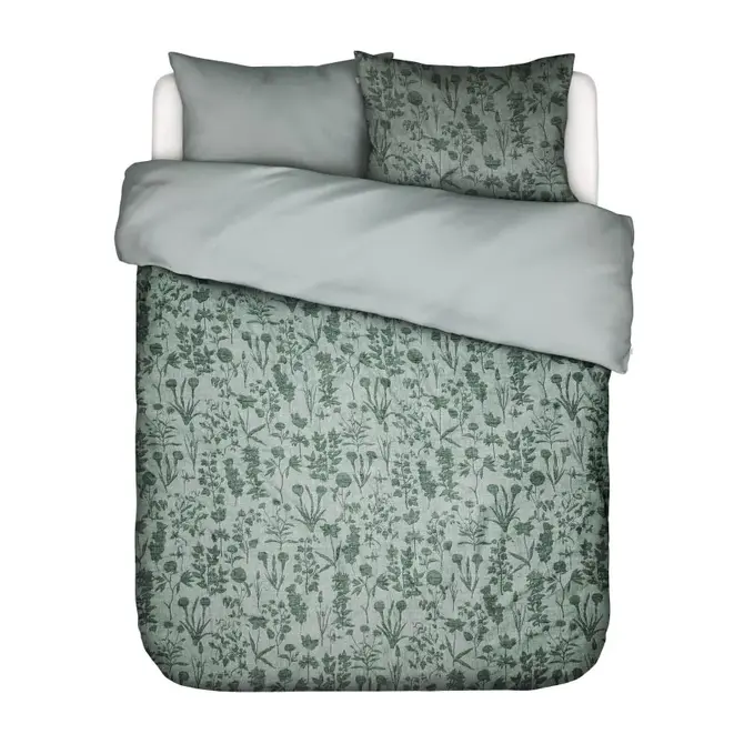 Essenza Maribel Dekbedovertrek 240x200/220 Green Essenza Maribel Dekbedovertrek 240x200/220 Green