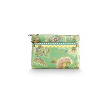 Pip Studio Caryn Cosmetic Bags Combi Matata Green 26x7.5x18cm/22x1x13cm