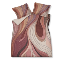Vandyck Dekbedovertrek FORTUNATE ash rose 2-persoons (200x200/220 )