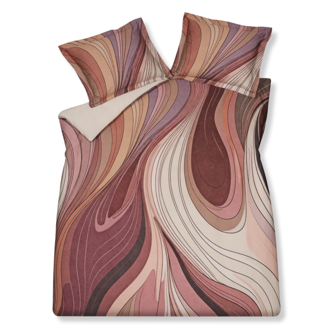 Vandyck Dekbedovertrek FORTUNATE ash rose 2-persoons (200x200/220 )