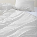 Marc O'Polo Marc O'Polo Classic Fine Stripe Dekbedovertrek 140x200/220 Grey mist