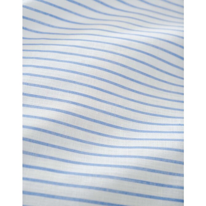 Marc O'Polo Classic Fine Stripe Dekbedovertrek 140x200/220 Denim blue